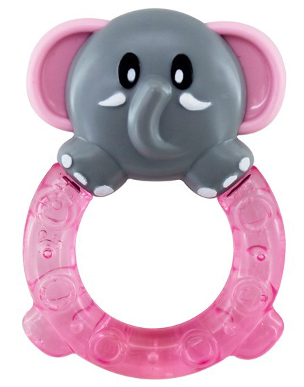 BP-404 BABY BPA FREE COOLING TEETHER FOR 3-12 MONTHS ELEPHANT