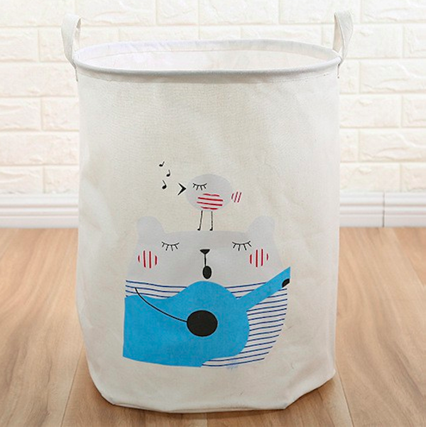 BL5011 Fashion Laundry Basket Guitar Cat
