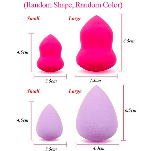 BL5018 Colourful Make Up Brush Purple Gold