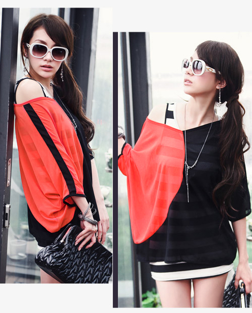 WT7617 Women Sexy Top Red