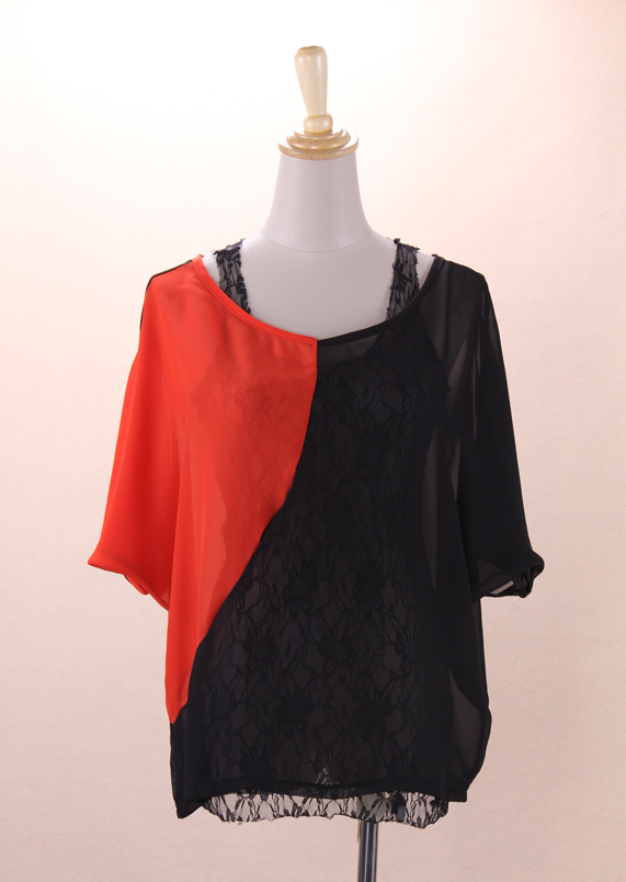 WT7617 Women Sexy Top Red