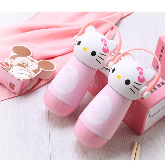 HM 804 Hello Kitty Portable Water Bottle Pink