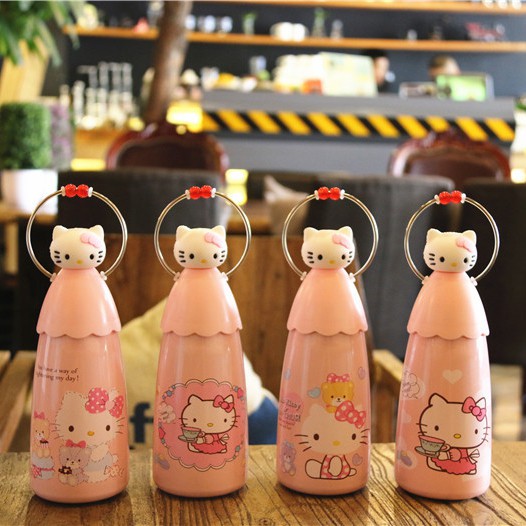 HM 805 Cute Portable Water Bottle Pink