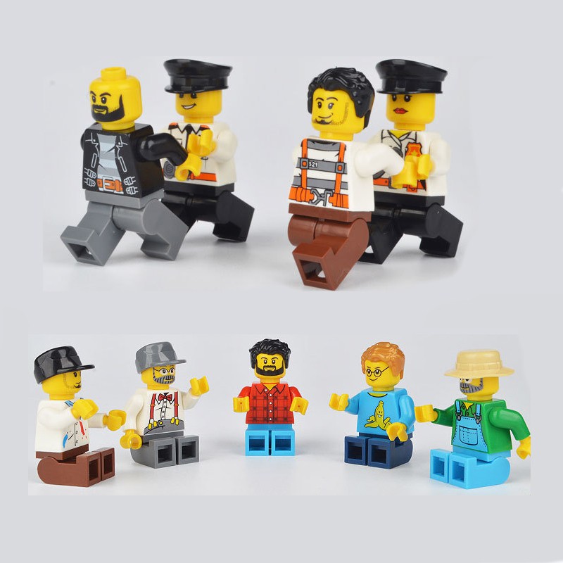 ET 850 Kids Occupation Action Figure Building Blocks