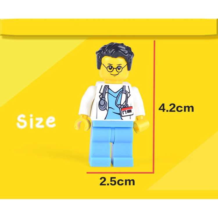 ET 850 Kids Occupation Action Figure Building Blocks