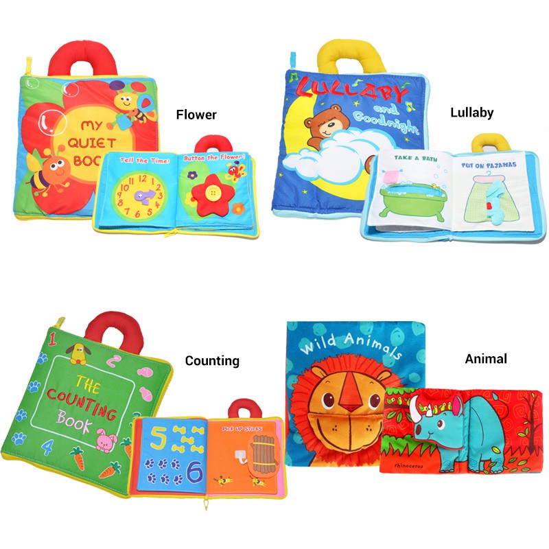 ET 851 Kids Fabric Learning Book Flower