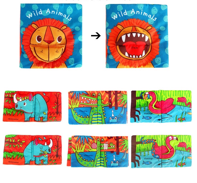 ET 851 Kids Fabric Learning Book Animal