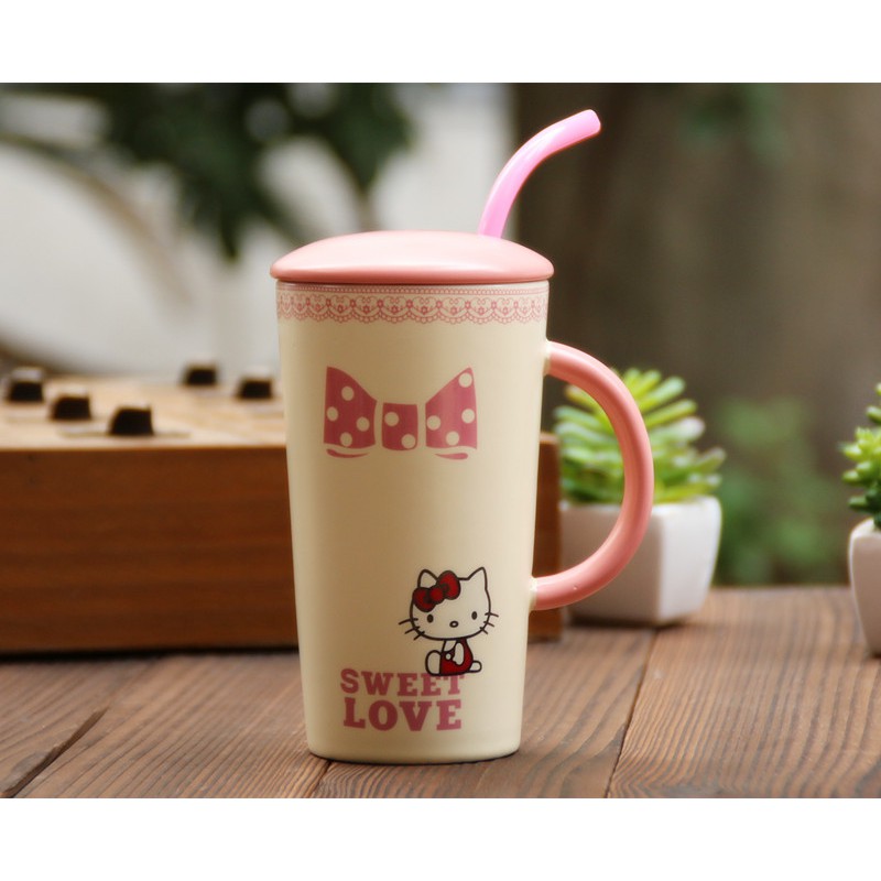 HM 807 Cartoon Straw Tea Cup 