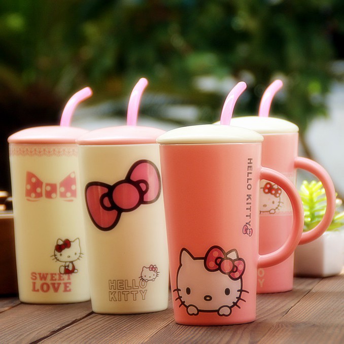 HM 807 Cartoon Straw Tea Cup 