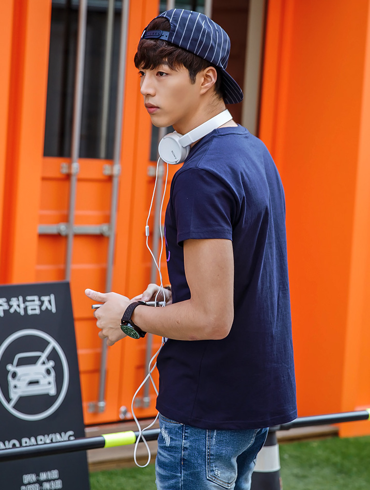 KB10266 Trendy Men's Top Navy