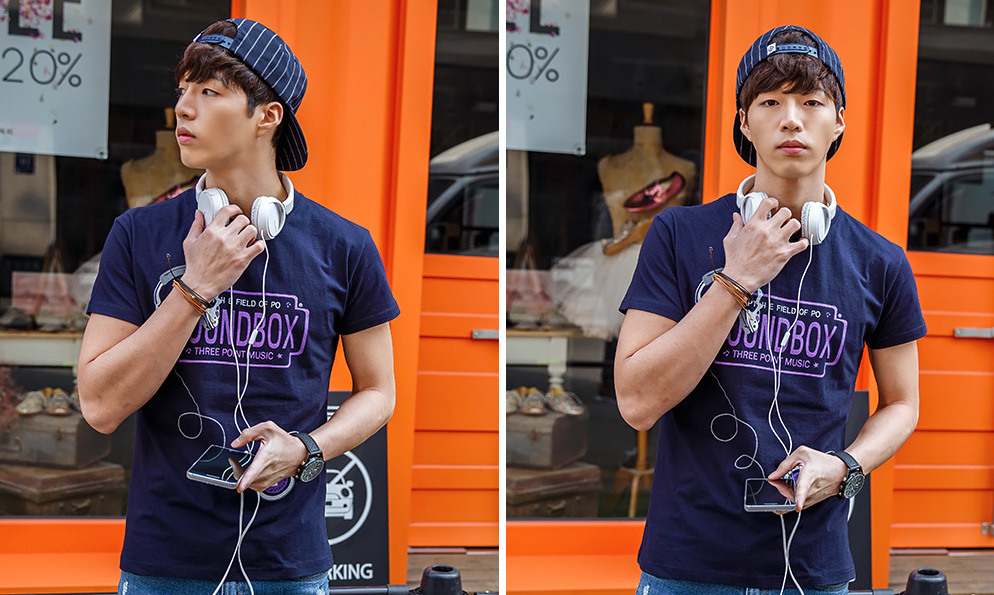 KB10266 Trendy Men's Top Navy