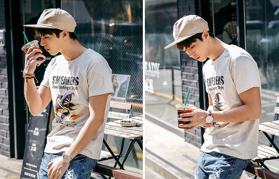 KB10267 Stylish Men's Top As Pic