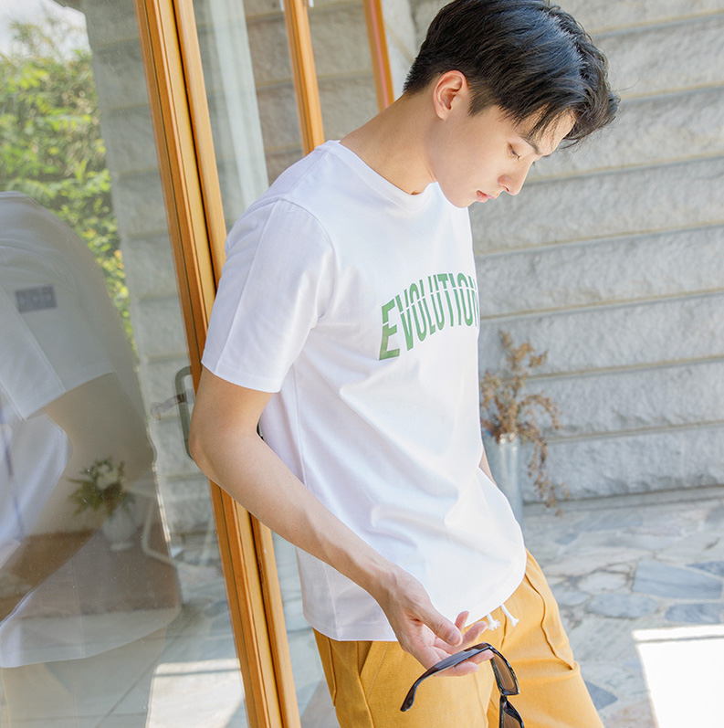 KB10274 Casual Men's Top White