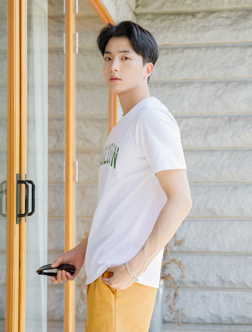 KB10274 Casual Men's Top White