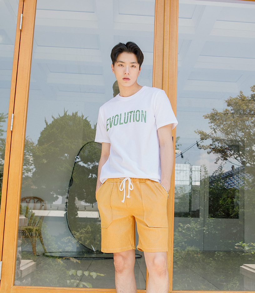 KB10274 Casual Men's Top White