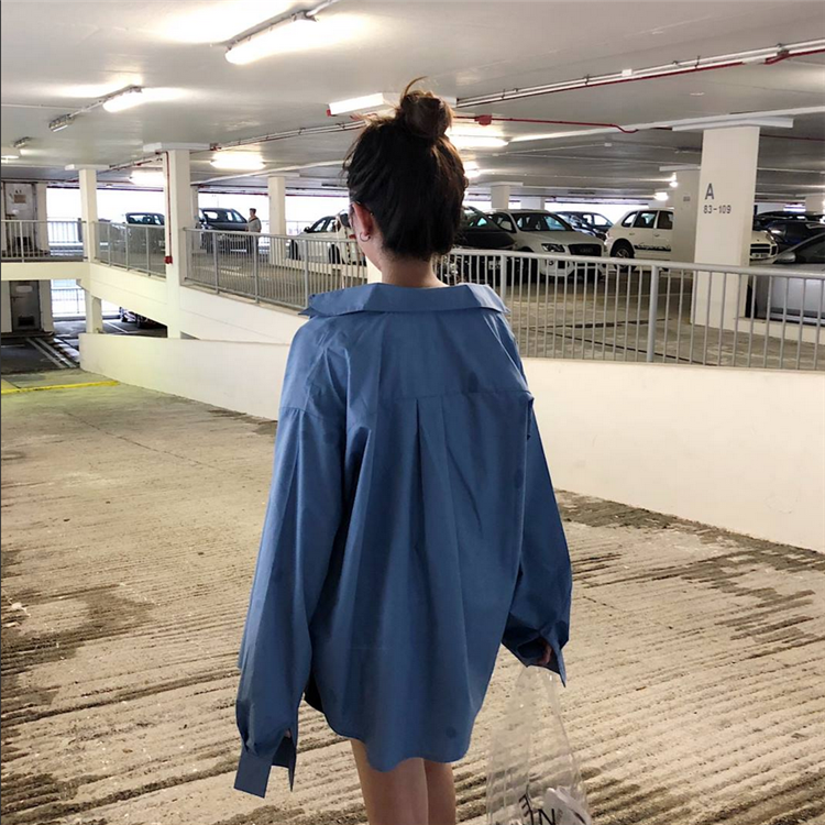 VW12348 Casual Top Blue