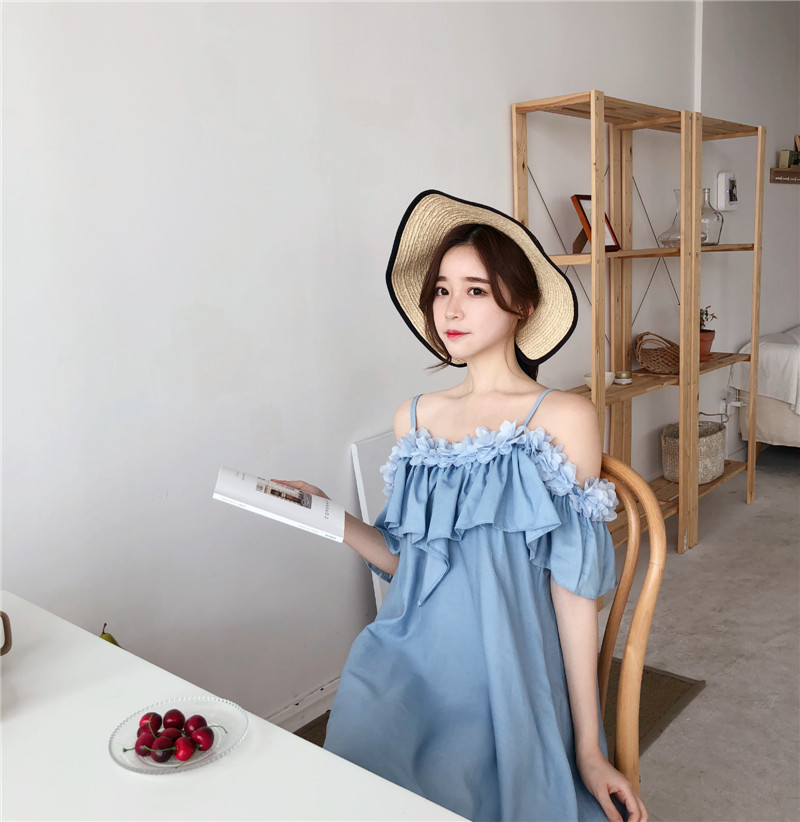 VW12320 Charming Dress Blue