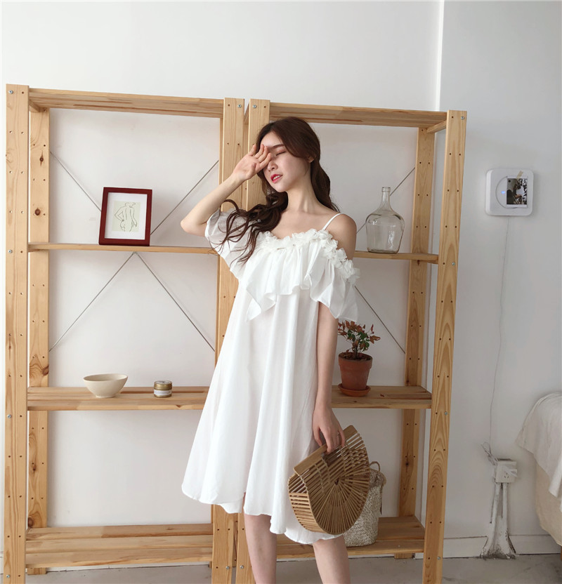 VW12320 Charming Dress White