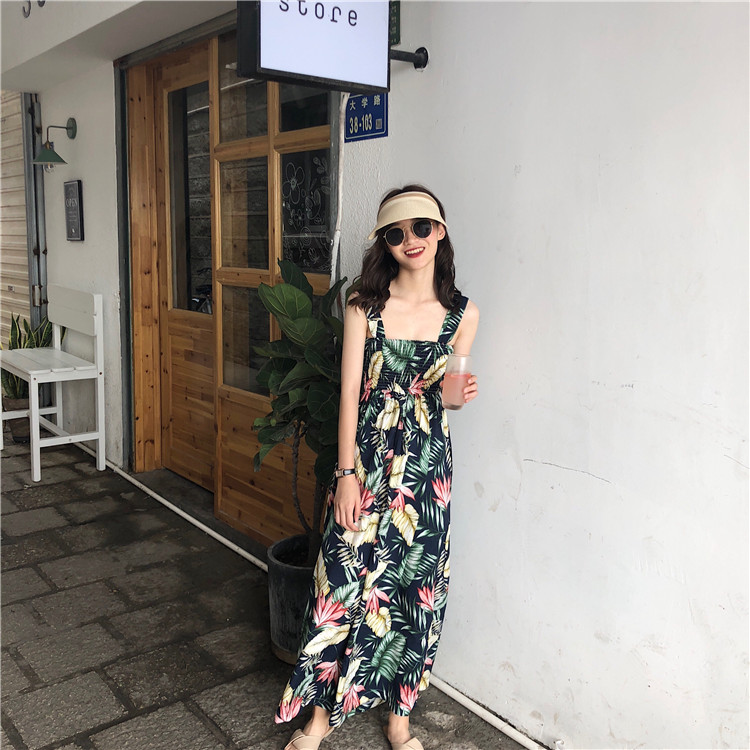 VW12321 Fashion Printed Jumpsuit Green