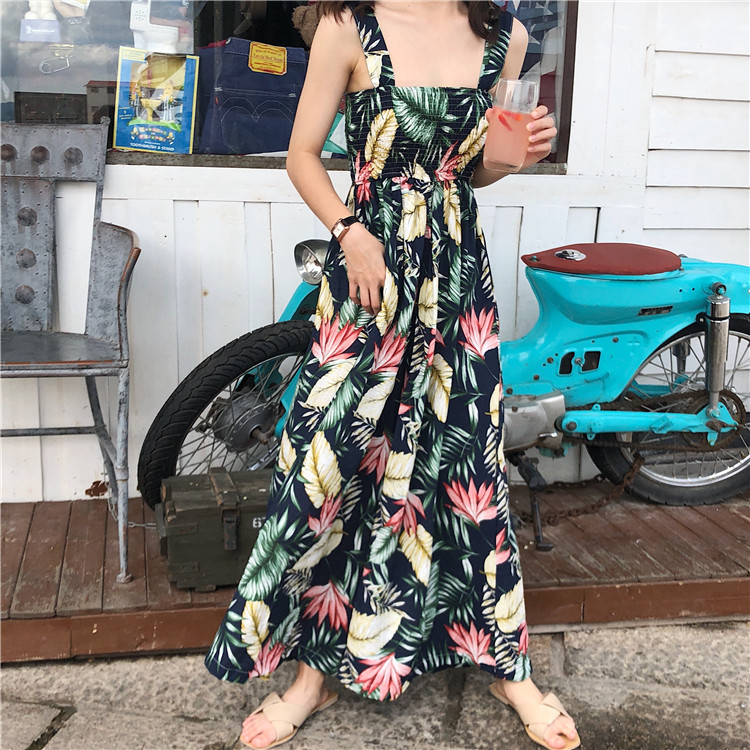 VW12321 Fashion Printed Jumpsuit Green