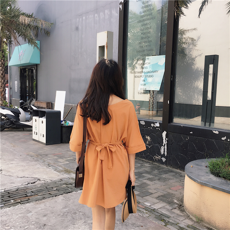 VW12331 Charming Dress Orange