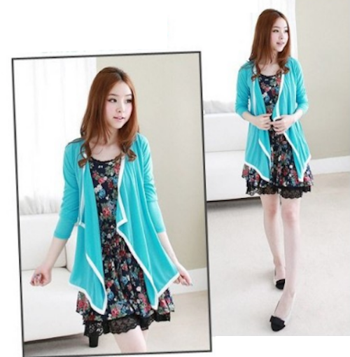 WJ21633 Korea Fashion Cardigan As Picture