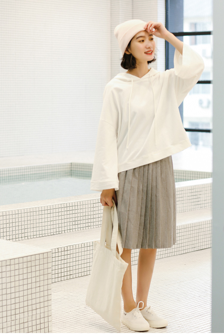 GW2251 Classic Hoodie Top White