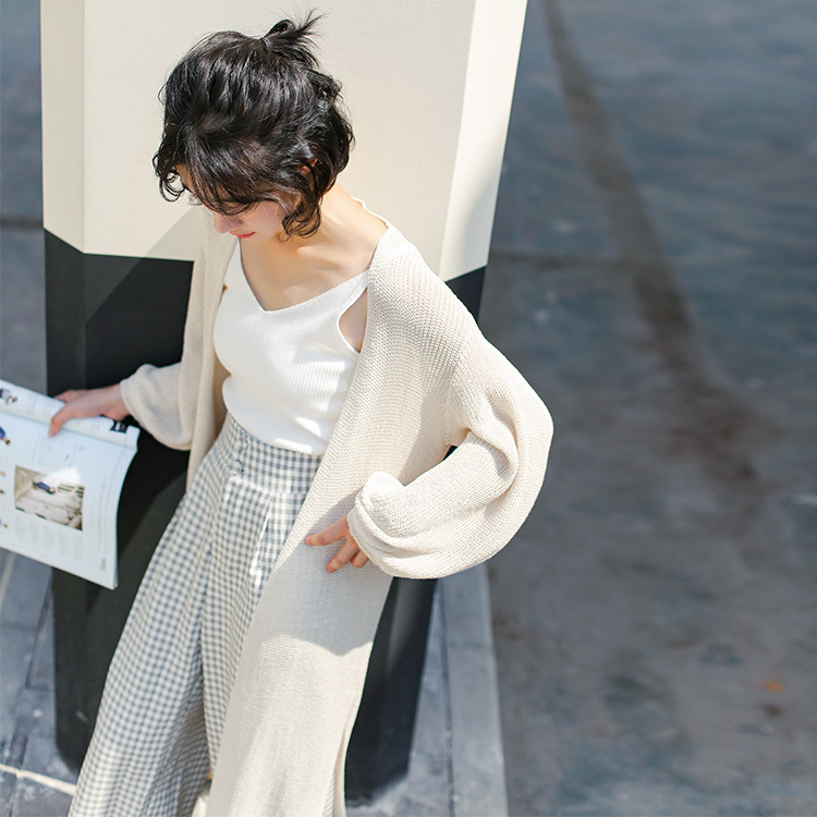 GW2252 Stylish Cardigan Almond