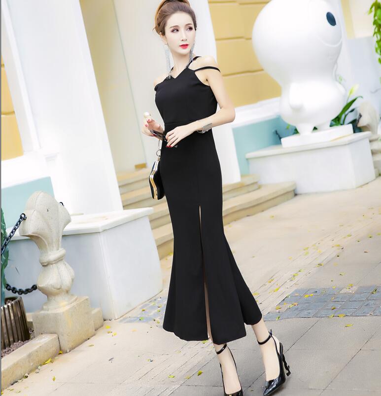 GW2254 Stylish Maxi Dress Black