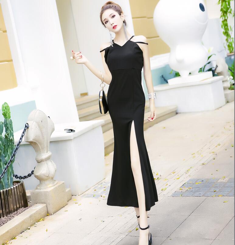 GW2254 Stylish Maxi Dress Black