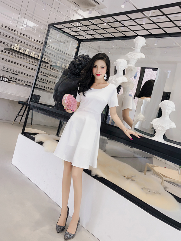 GW2255 Fashion Dress White