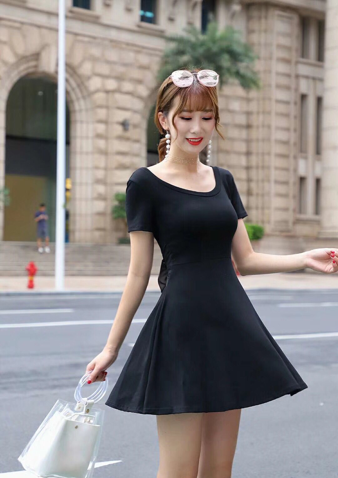 GW2256 Charming Dress Black