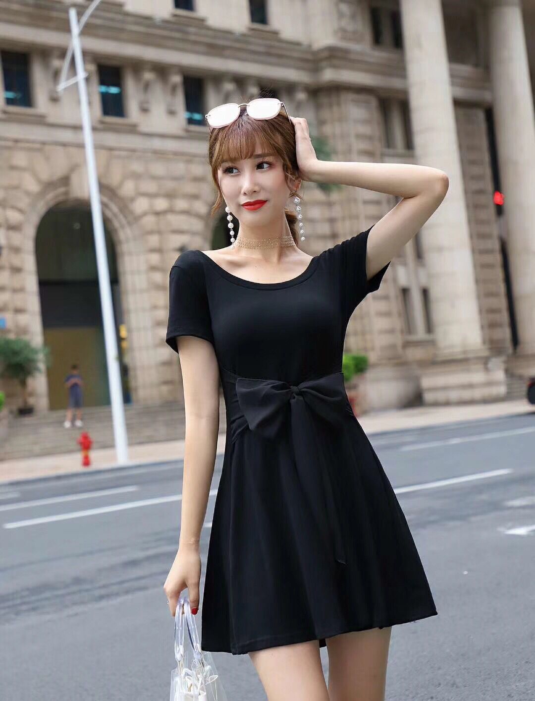 GW2256 Charming Dress Black