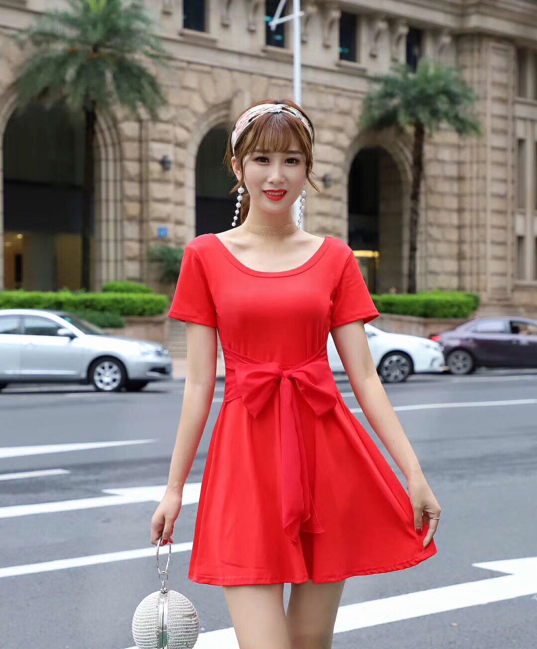 GW2256 Charming Dress Red