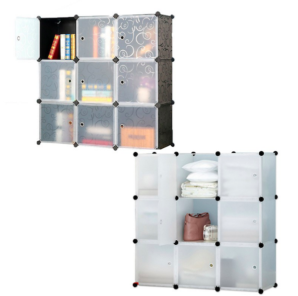 BL5028 Fashion 9 Cube Cabinet White