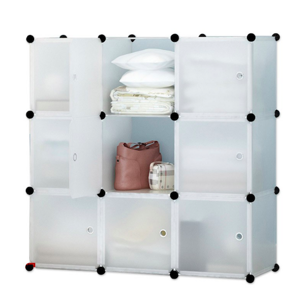 BL5028 Fashion 9 Cube Cabinet White