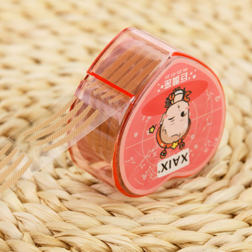 WB7653 Love Shape Double Eyelid Nude Thin