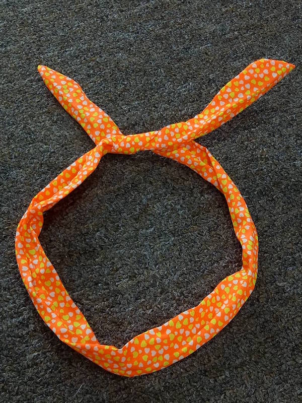 WB7657 Love Design Wire Headband Orange