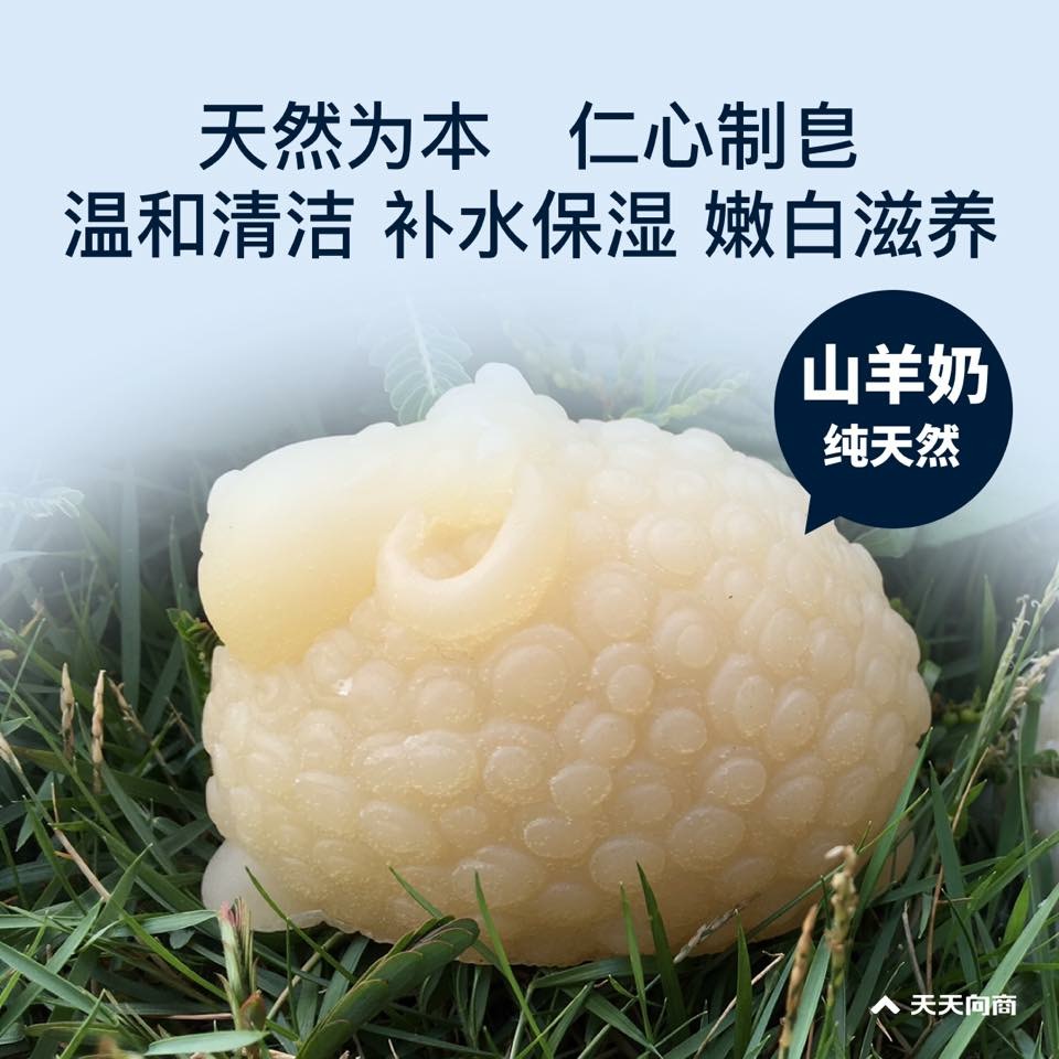 CGM001 Goat Milk Nature Soap (HANDMAKE)