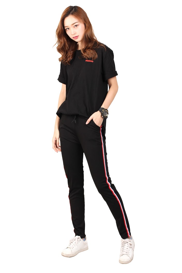 QA-449 Women Sport Pants Red