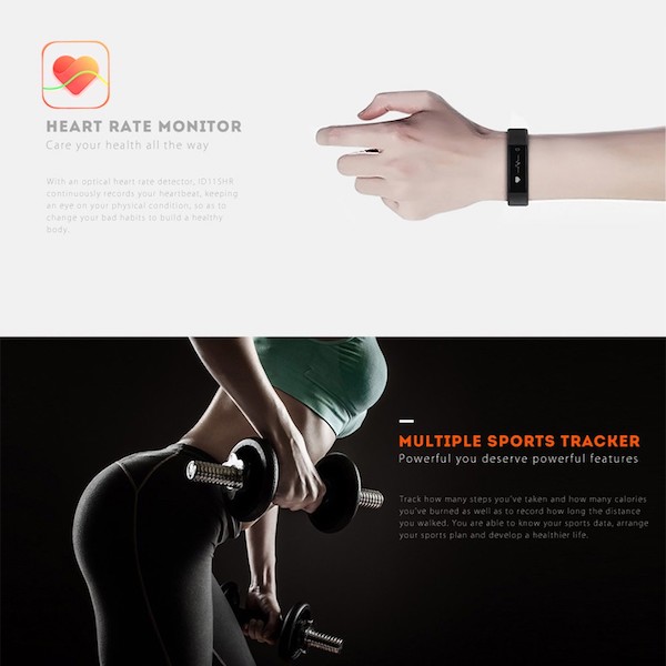 AC600 Smart Wristband Dark Blue