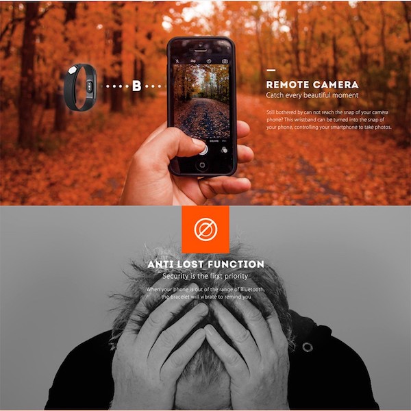 AC600 Smart Wristband Dark Blue