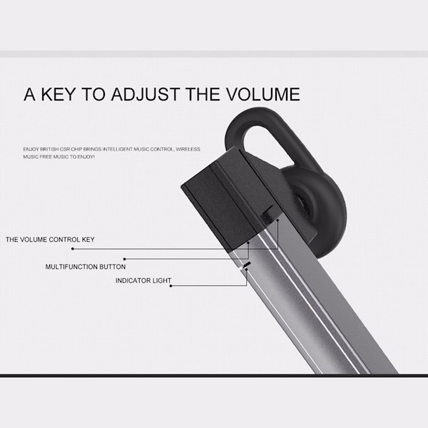 AC605 Wireless Headset Silver