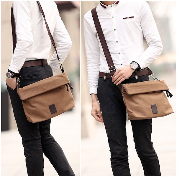BC-015 Men's Sling Bag Brown