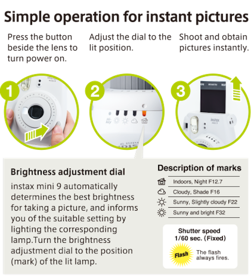 CM-0002 Trendy Camera Smokey White