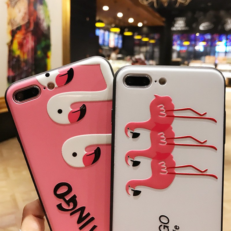 HM 831 Flamingo iPhone 7/8 Case White