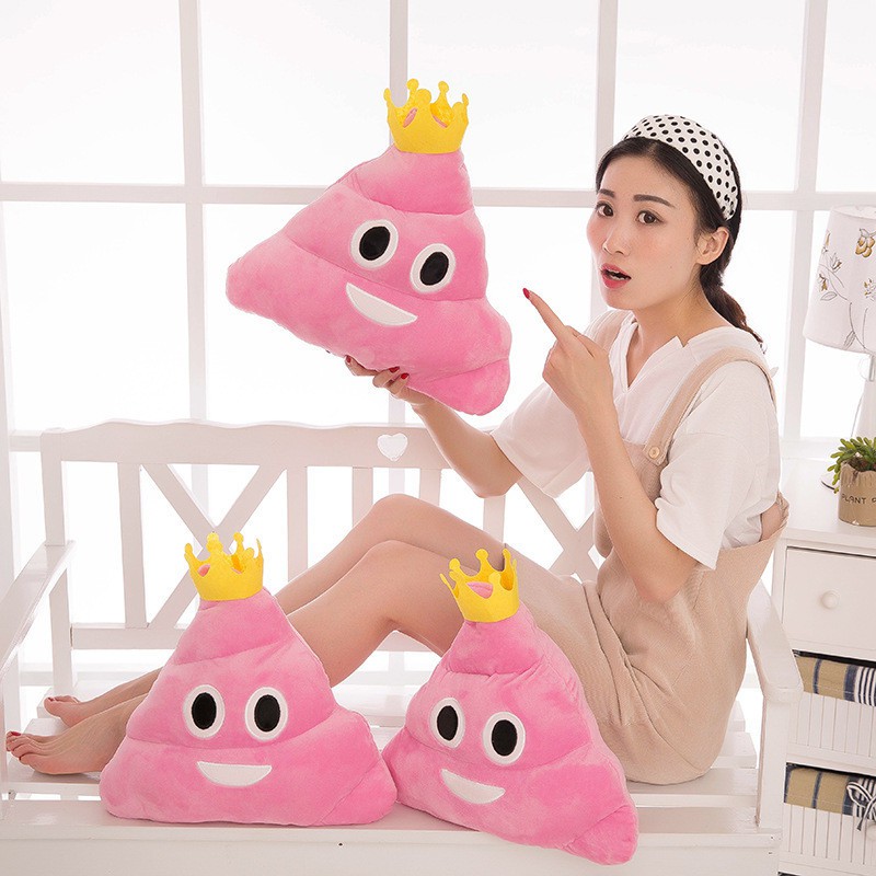 HM 841 Manure Queen Emoji Cushion