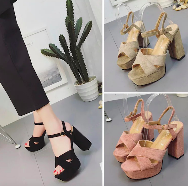 HT121 Elegant High Heel Black