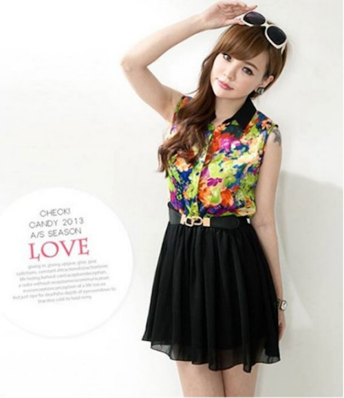 WD21646 Dainty Floral Dress Yellow