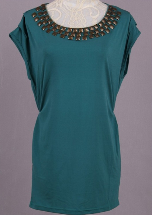 WD21650 Elegant Dress Green